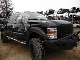 2008 Ford F-250 Lariat Black Crew Cab 6.4L Turbo Diesel AT 4WD #F23212